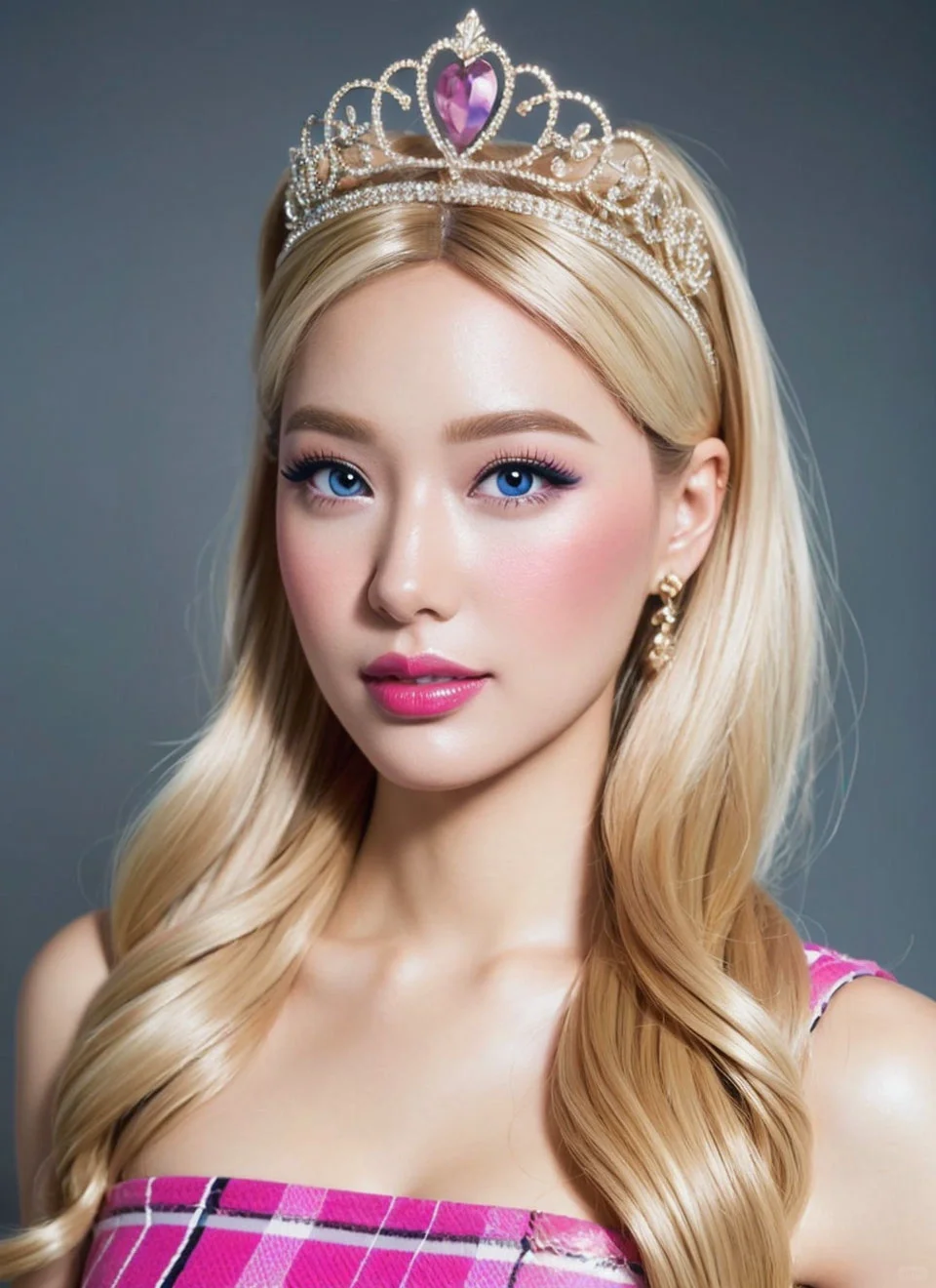 芭比ai 写真来咯，9.9米值嘛
