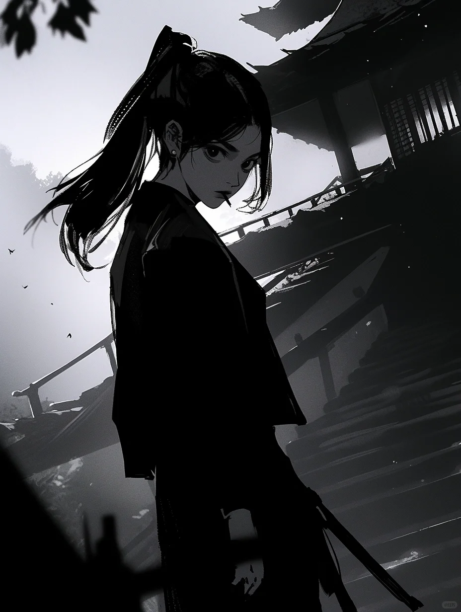 黑白漫画风 #2