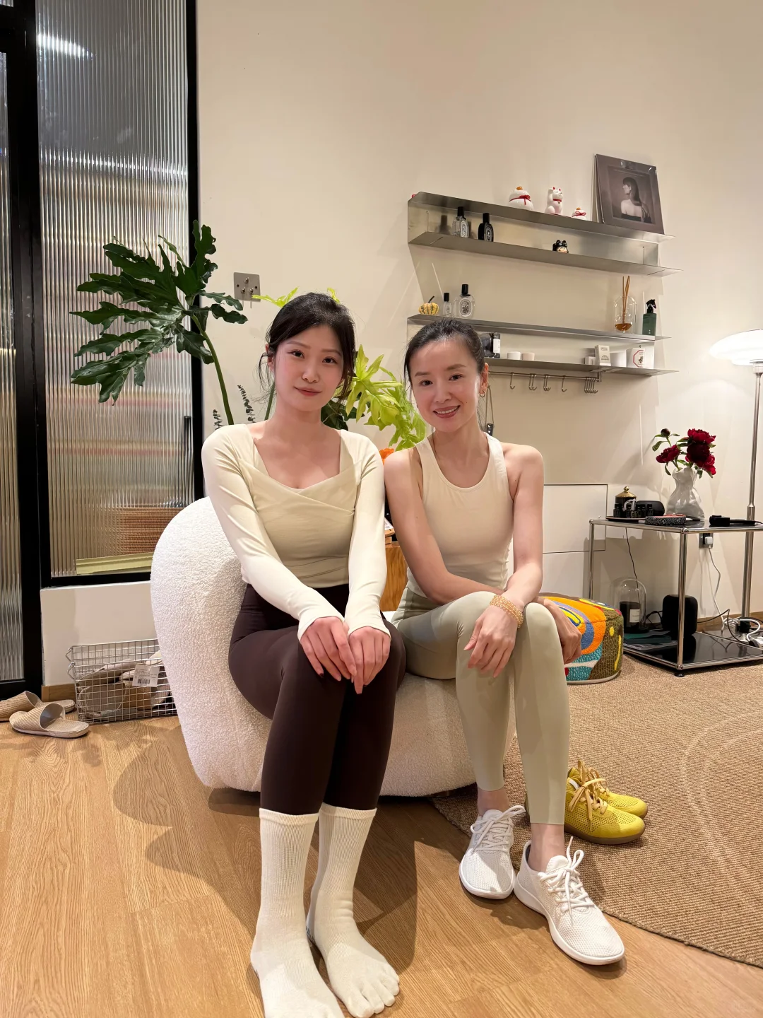 上普拉提课偶遇董洁老师啦！！