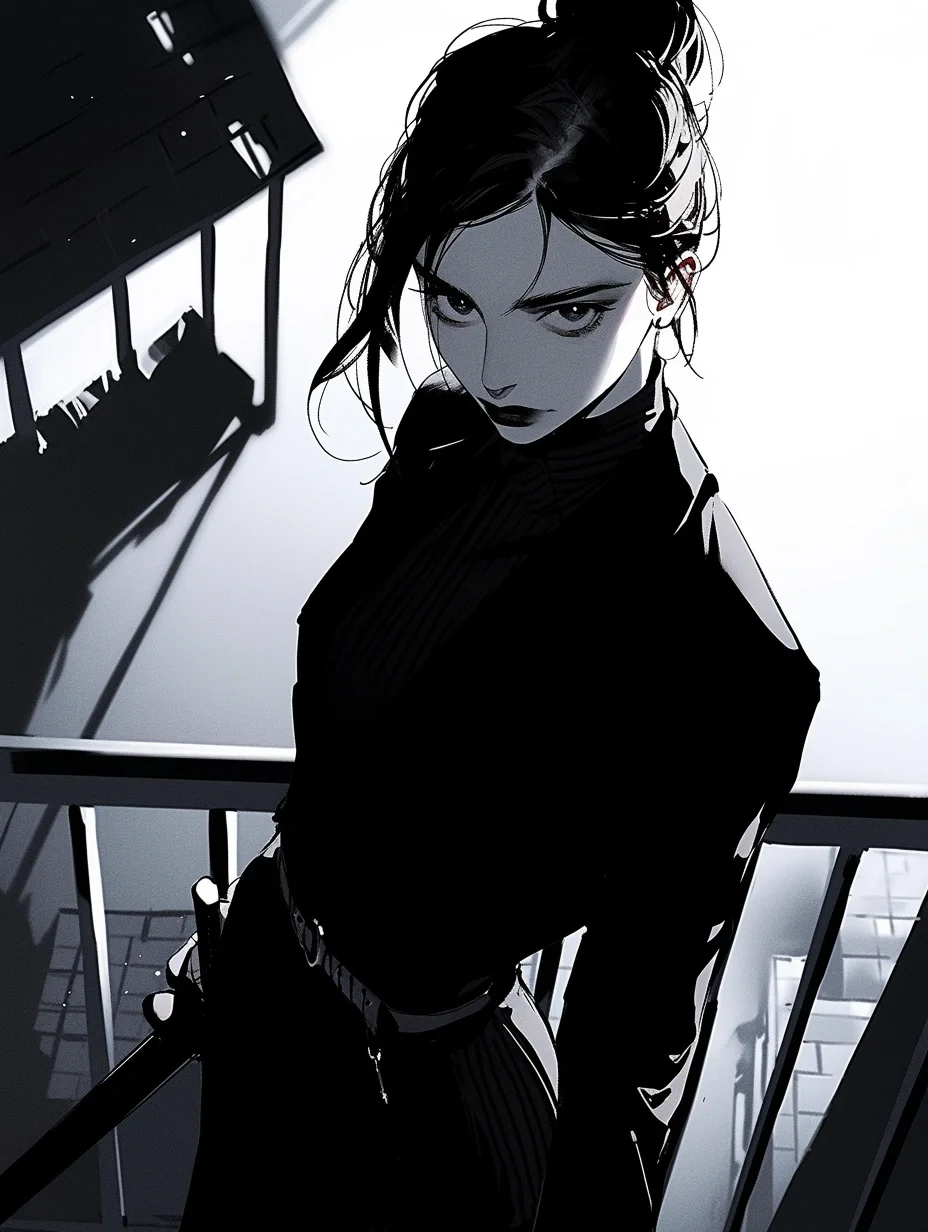 黑白漫画风 #2