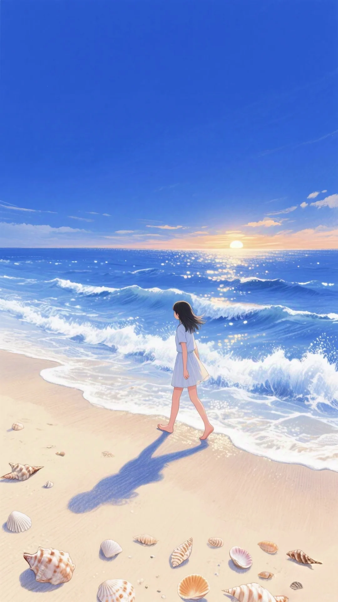 阳光、沙滩、海浪🌊
