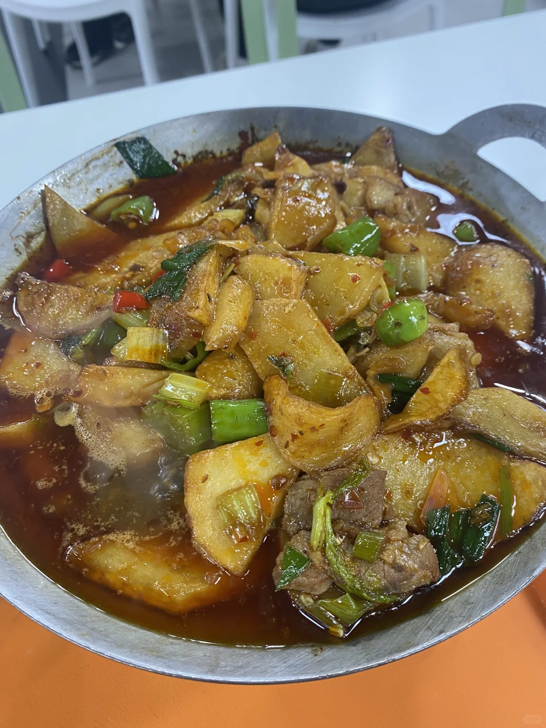干锅土豆片铁粉