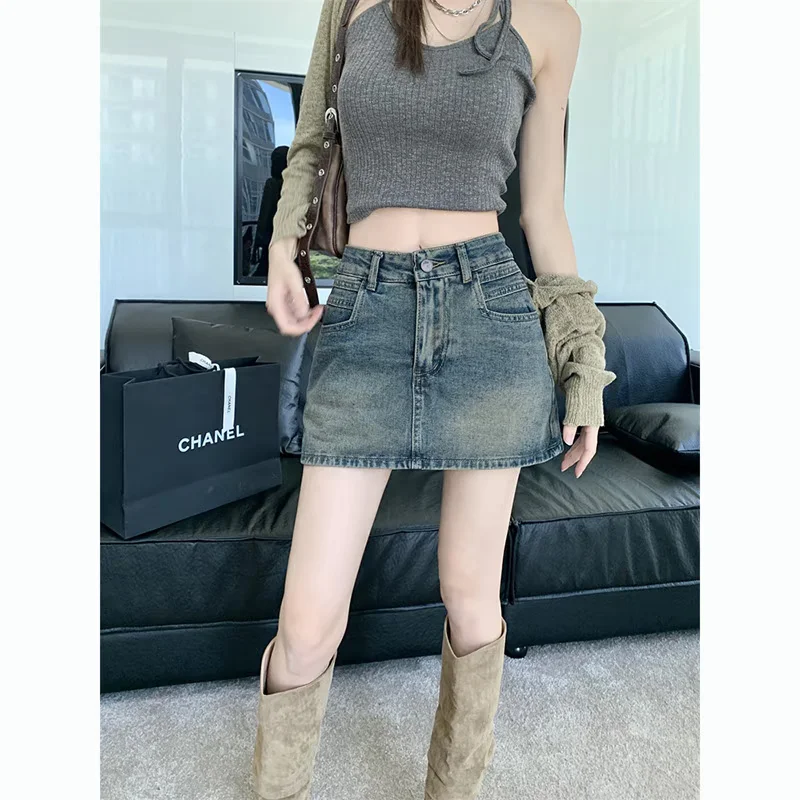 2025新款辣妹牛仔裙👗