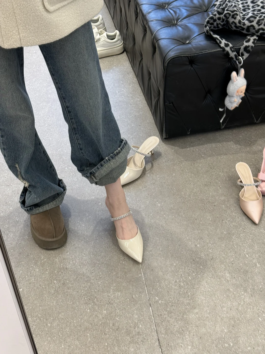 不愧是尖头高跟鞋👠