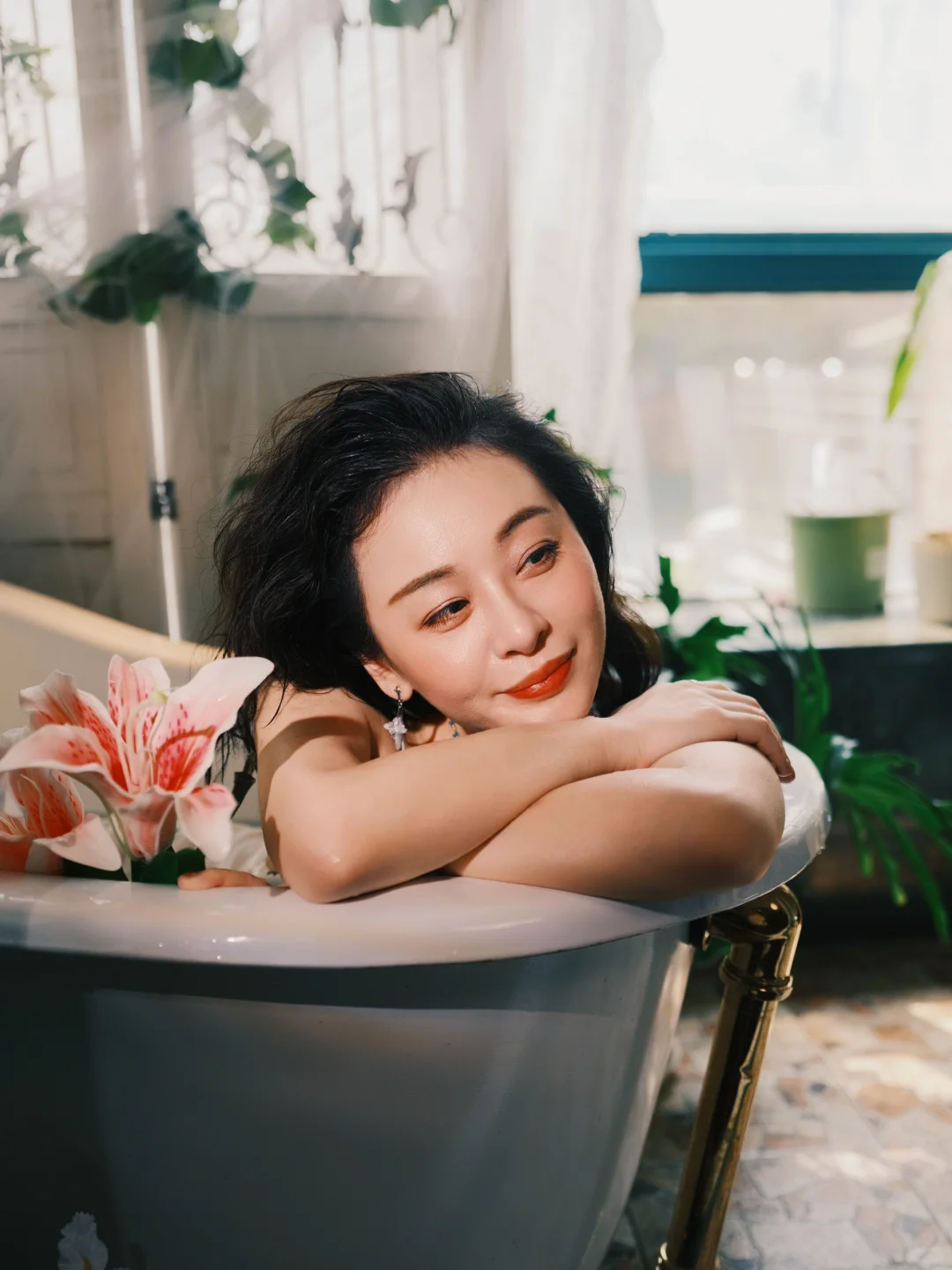 做一次浪漫的水美人🌊🌸