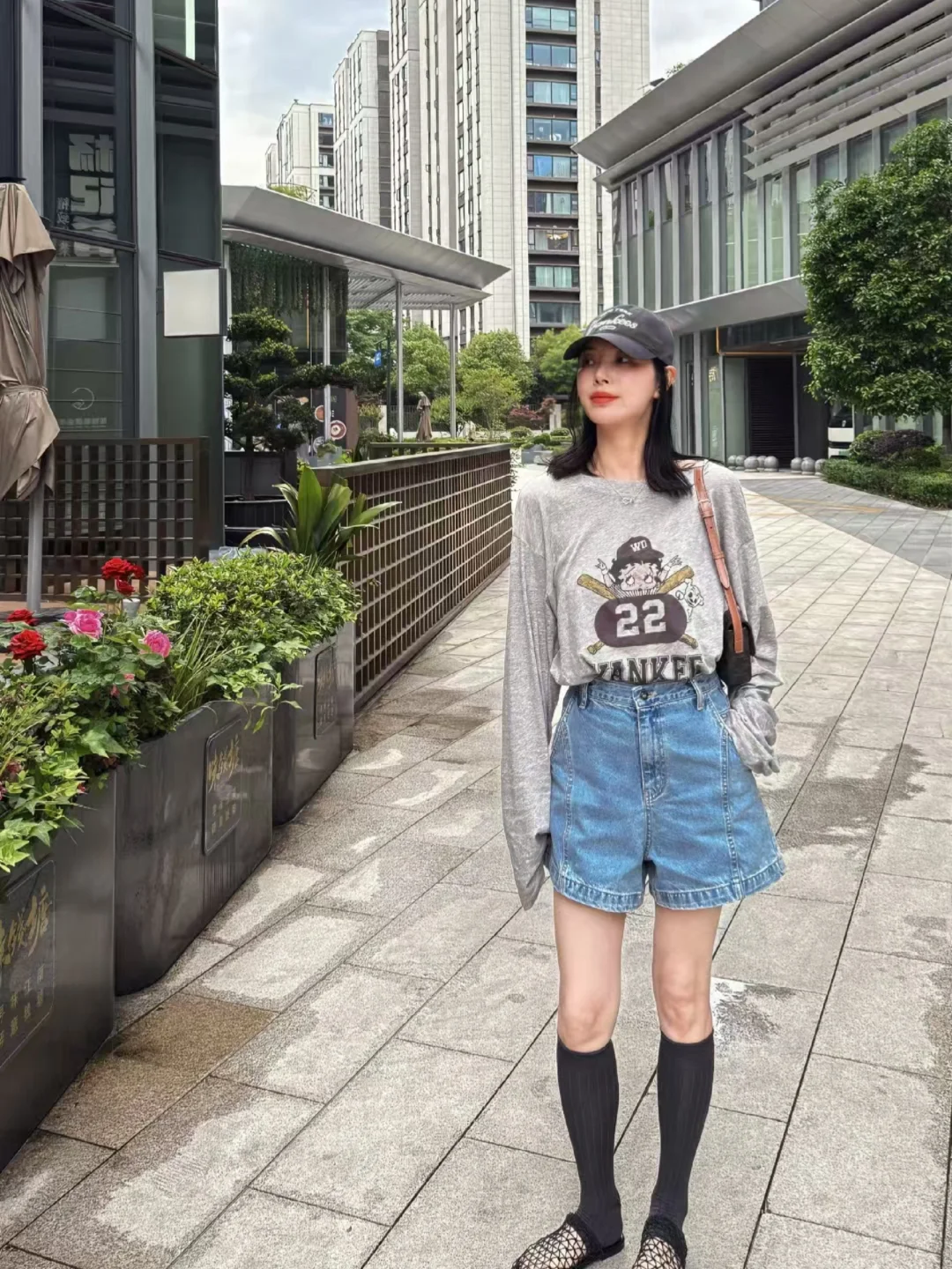 46岁，保持少女感、体态轻盈