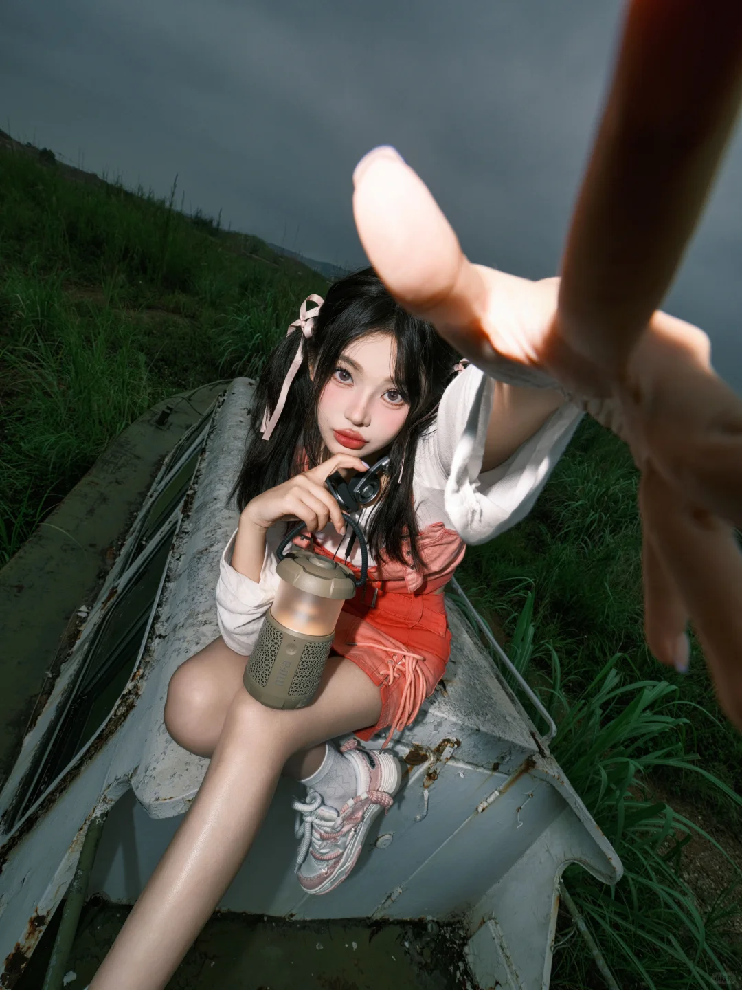 又是阴天一组废船超广人像Ⅰ富士色彩…