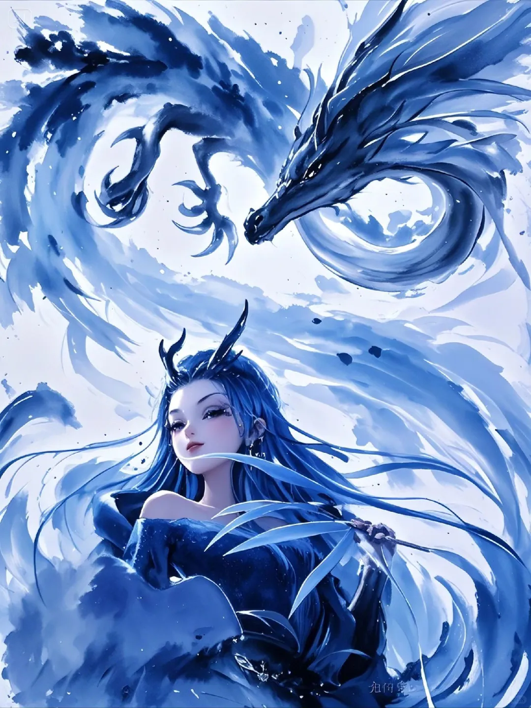 敖闰姑姑实在美丽，敖闰美图