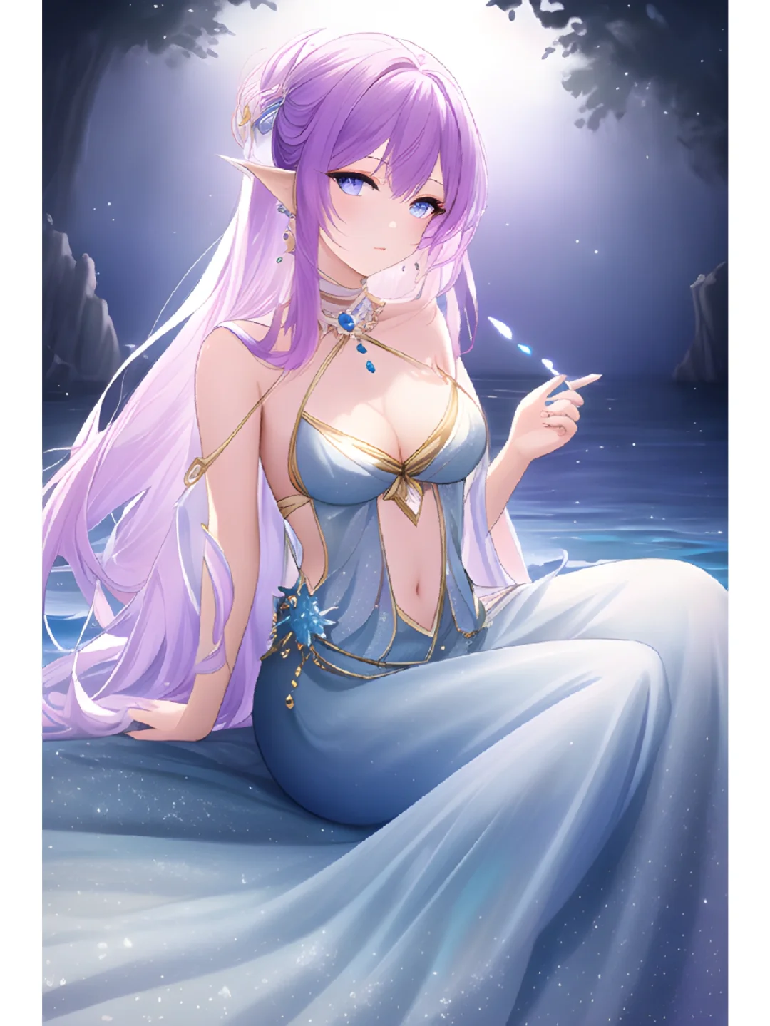 Ai插画 小美人鱼