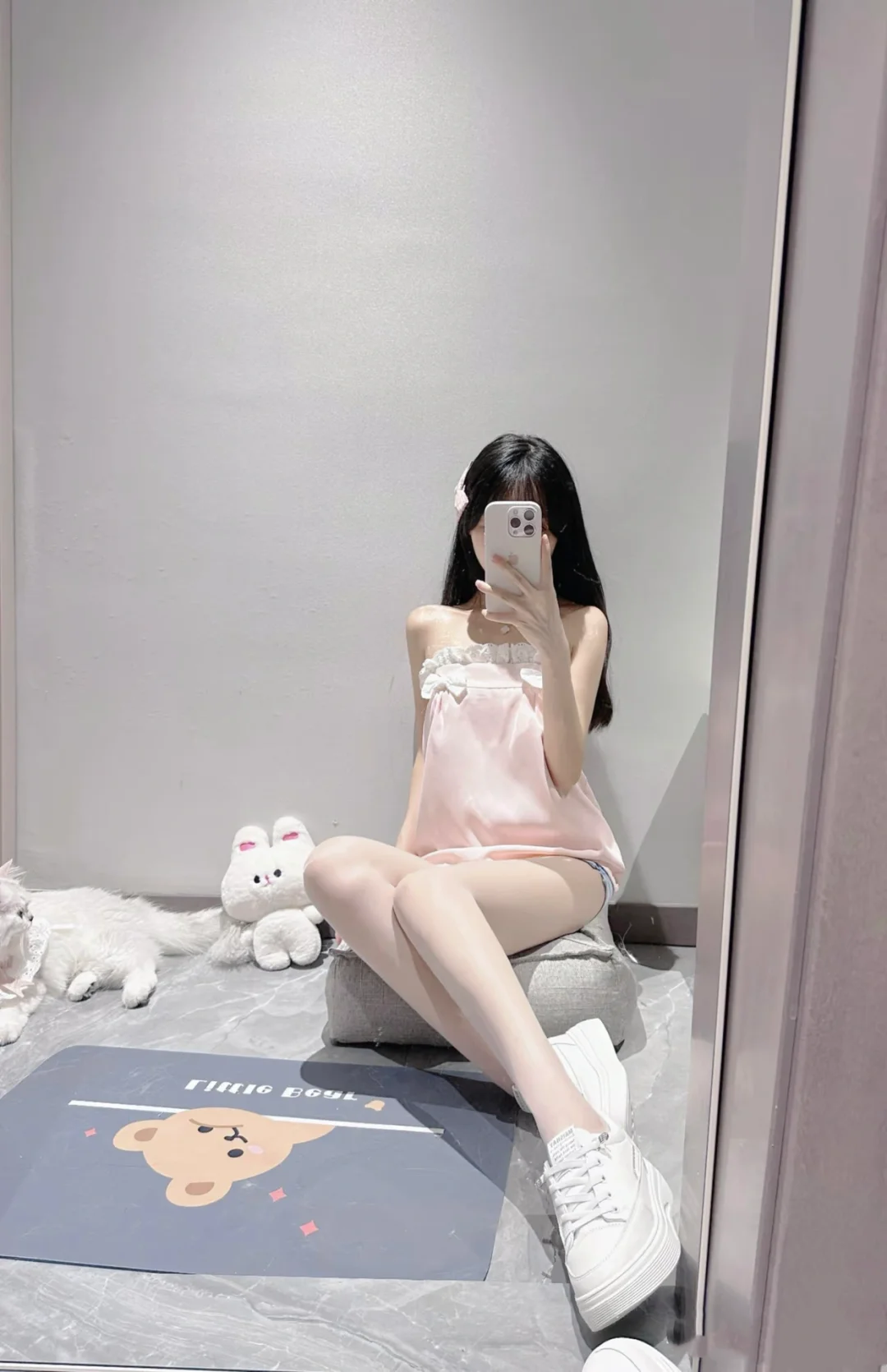 155 甜妹 这样穿好好看~