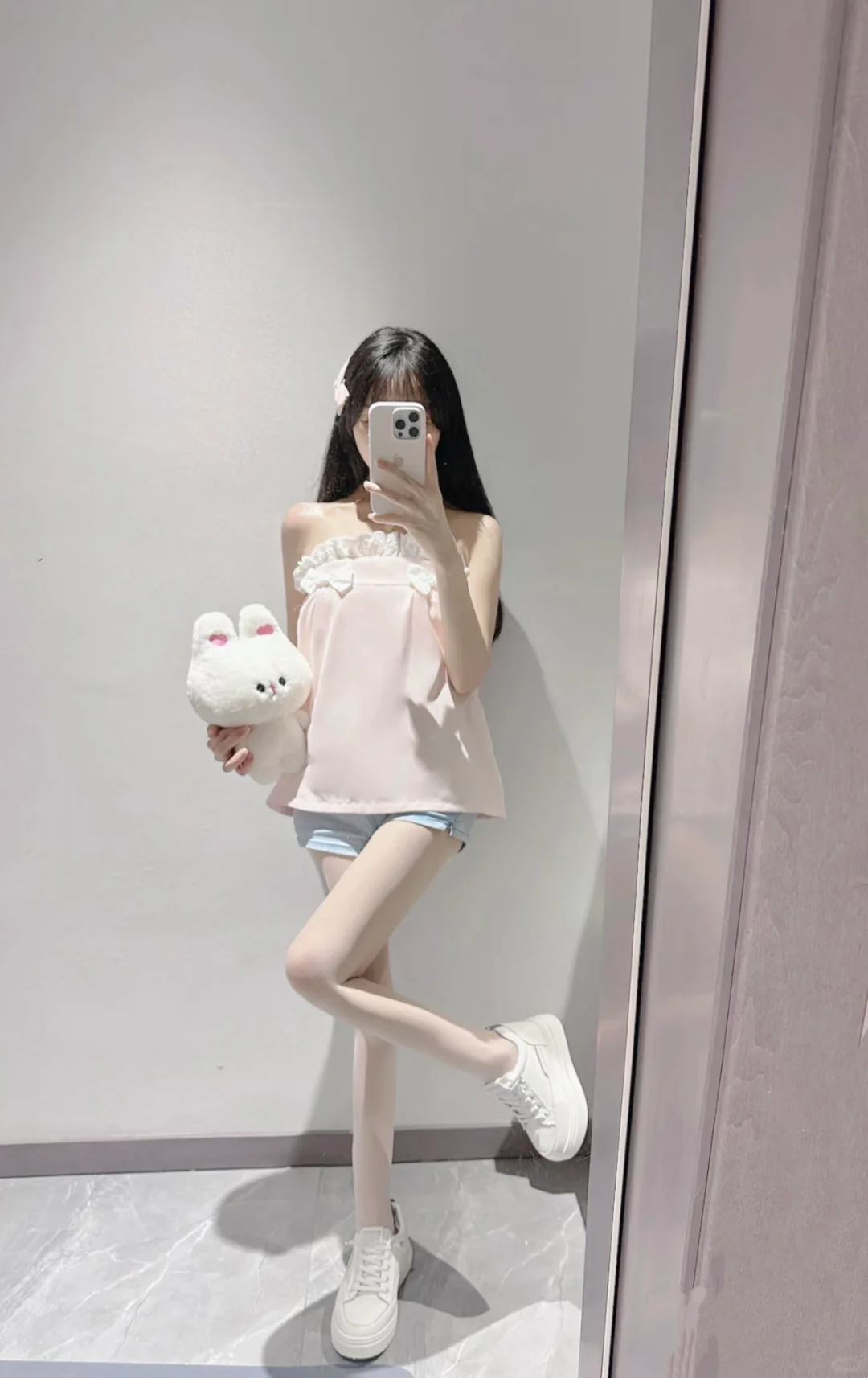 155 甜妹 这样穿好好看~