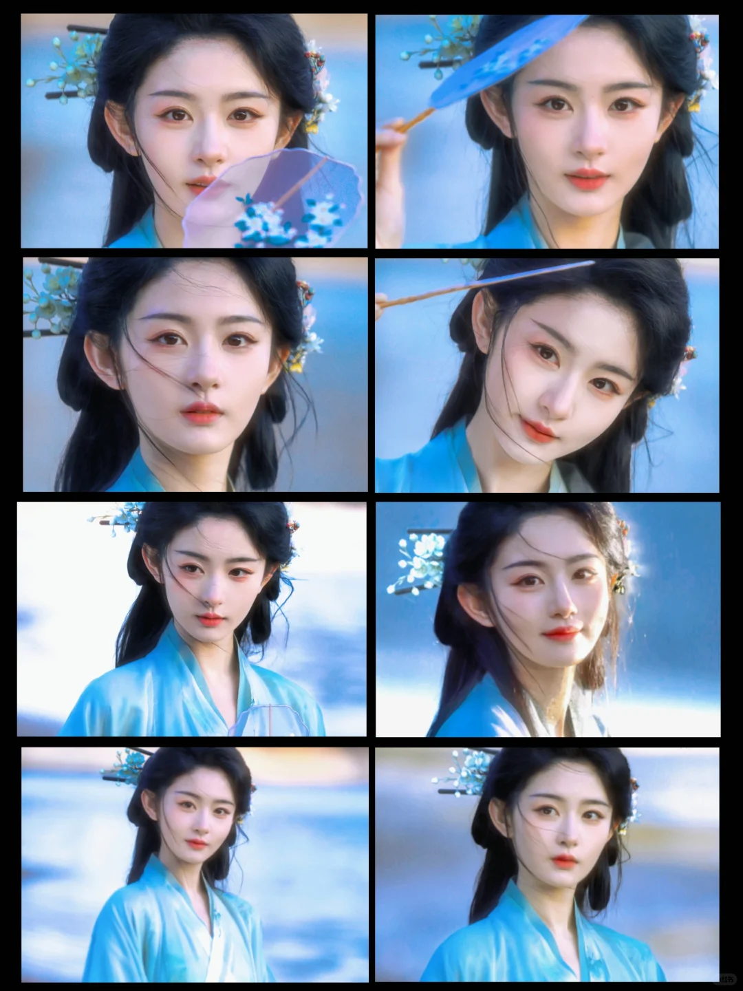 赵晴｜“临水照花人 蓝裳染烟波”