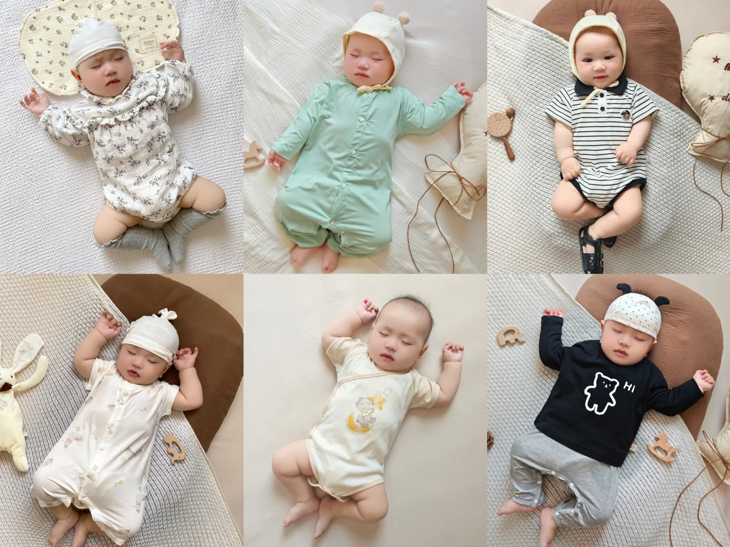 五月龄 👶🏻靠睡拍 实现了穿衣自由