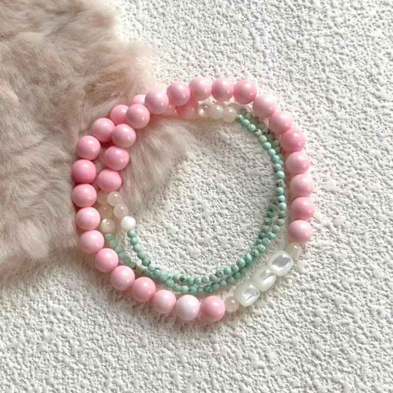绿美幻✨梦芙蓉女王贝手链