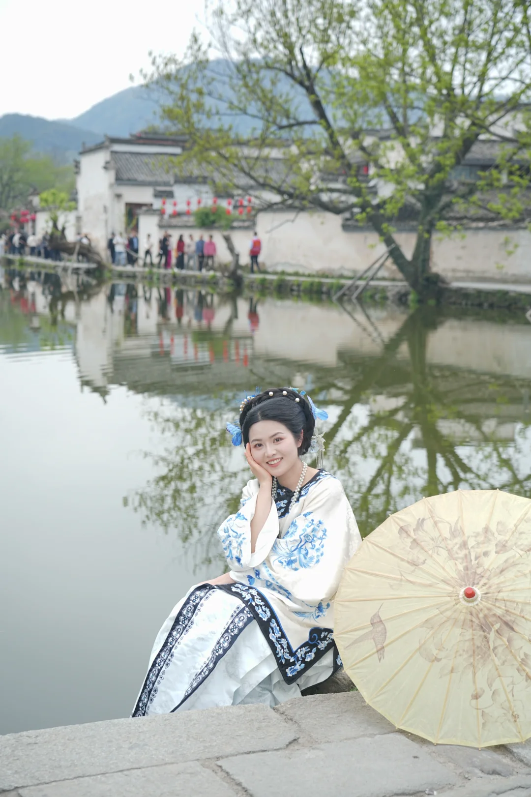 清明节出游记录—宏村299拍到的清汉女写真～