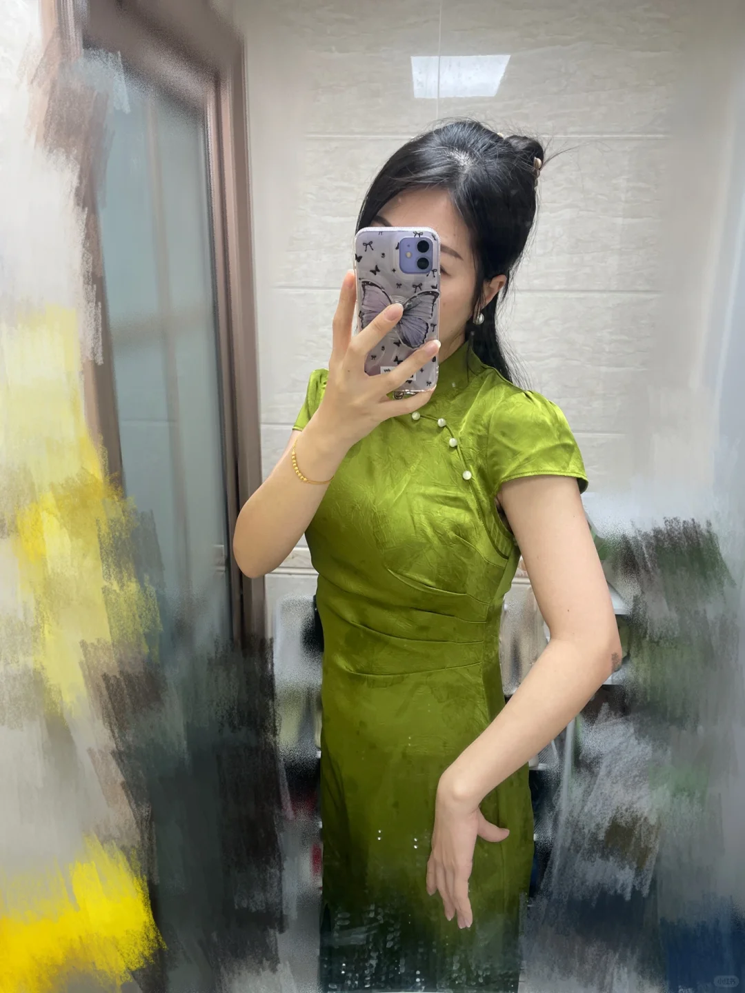 谁和我一样，夏天少一条绿色裙子…