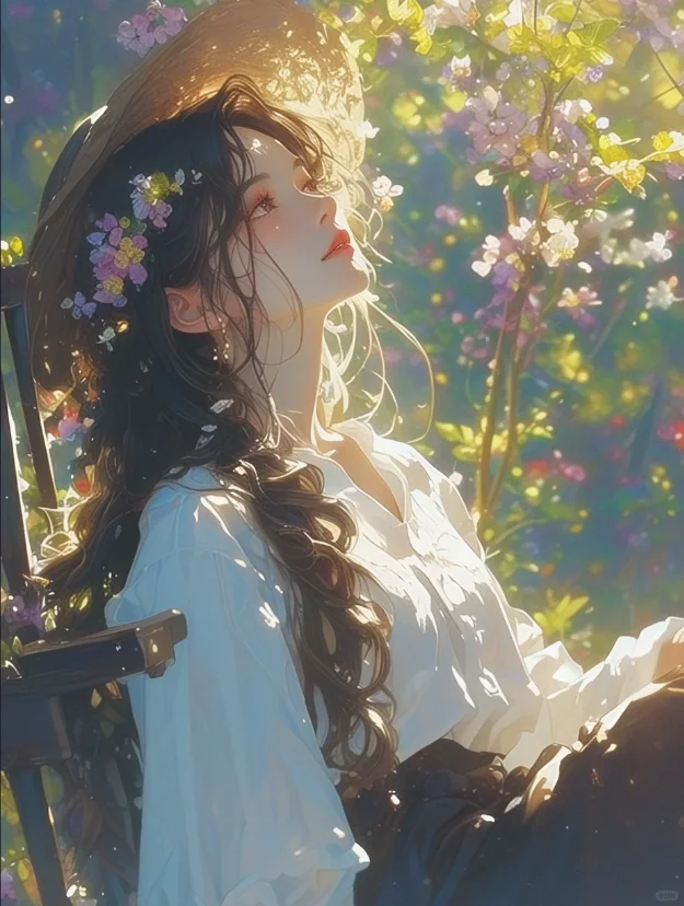 光与花的绝美