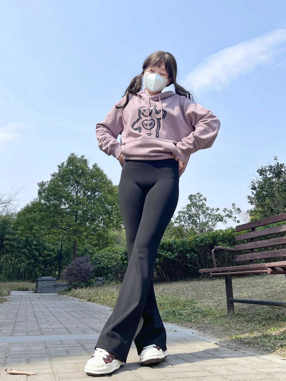 春天咯～可以穿瑜伽裤出门啦