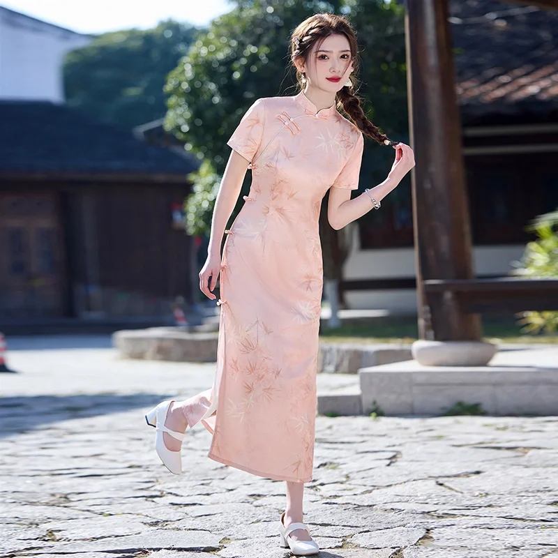 粉嫩甜美🎀新中式旗袍