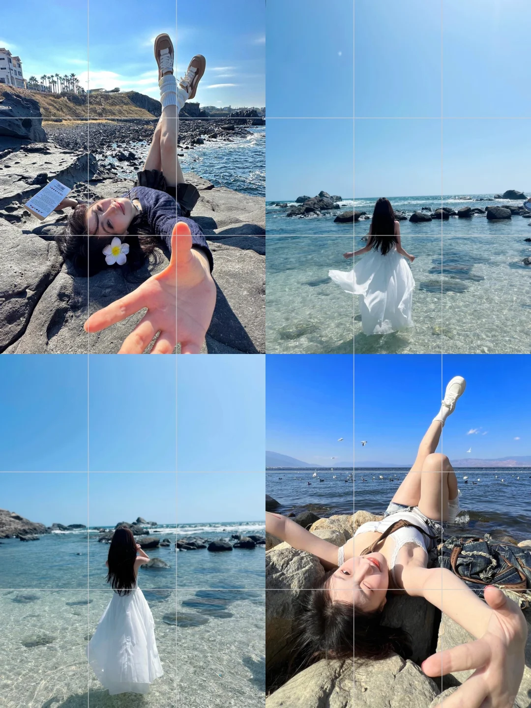 总结了好多姐妹一直找的三亚海边拍照姿势