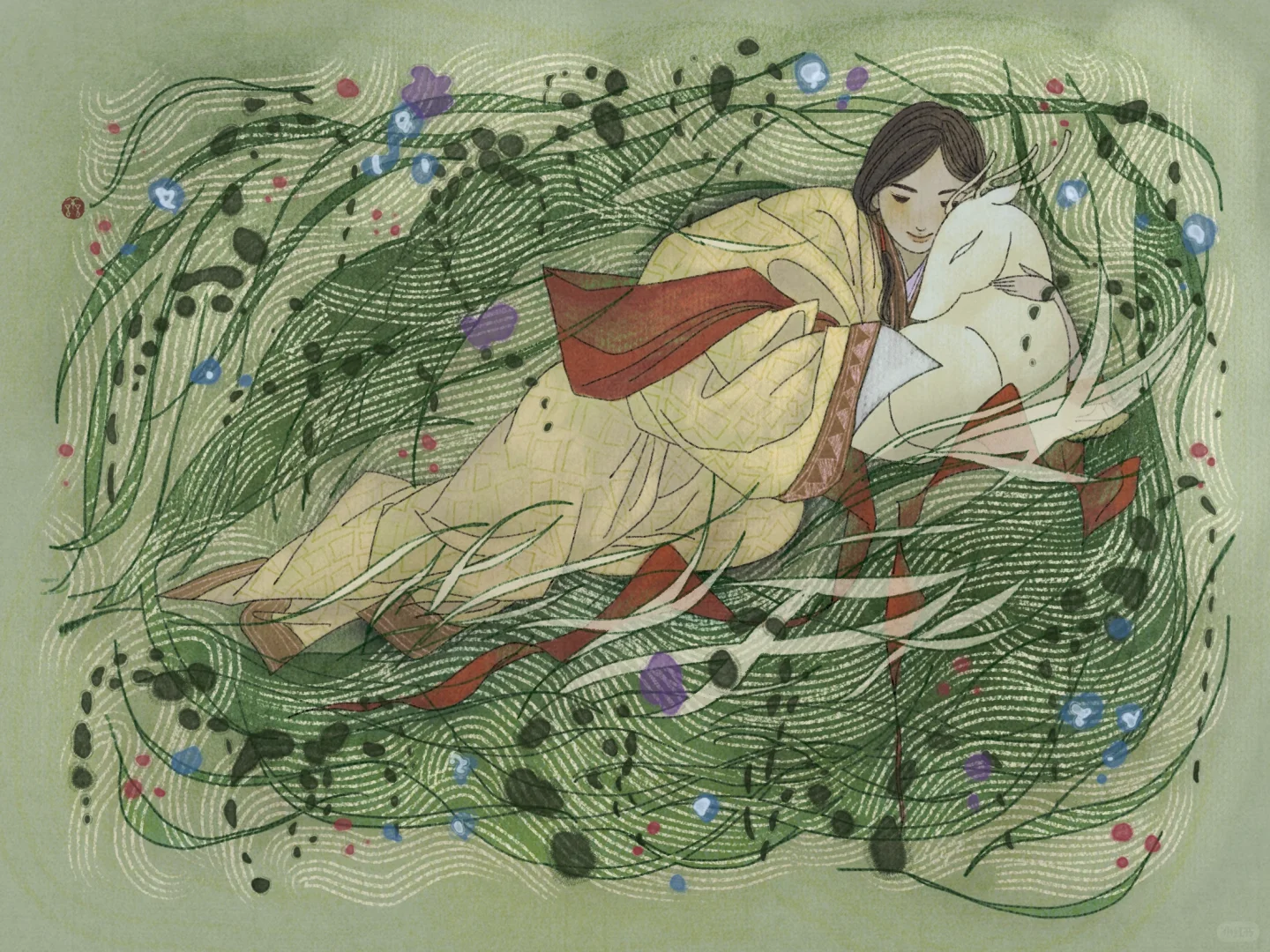 先秦时的女孩子像野草一样