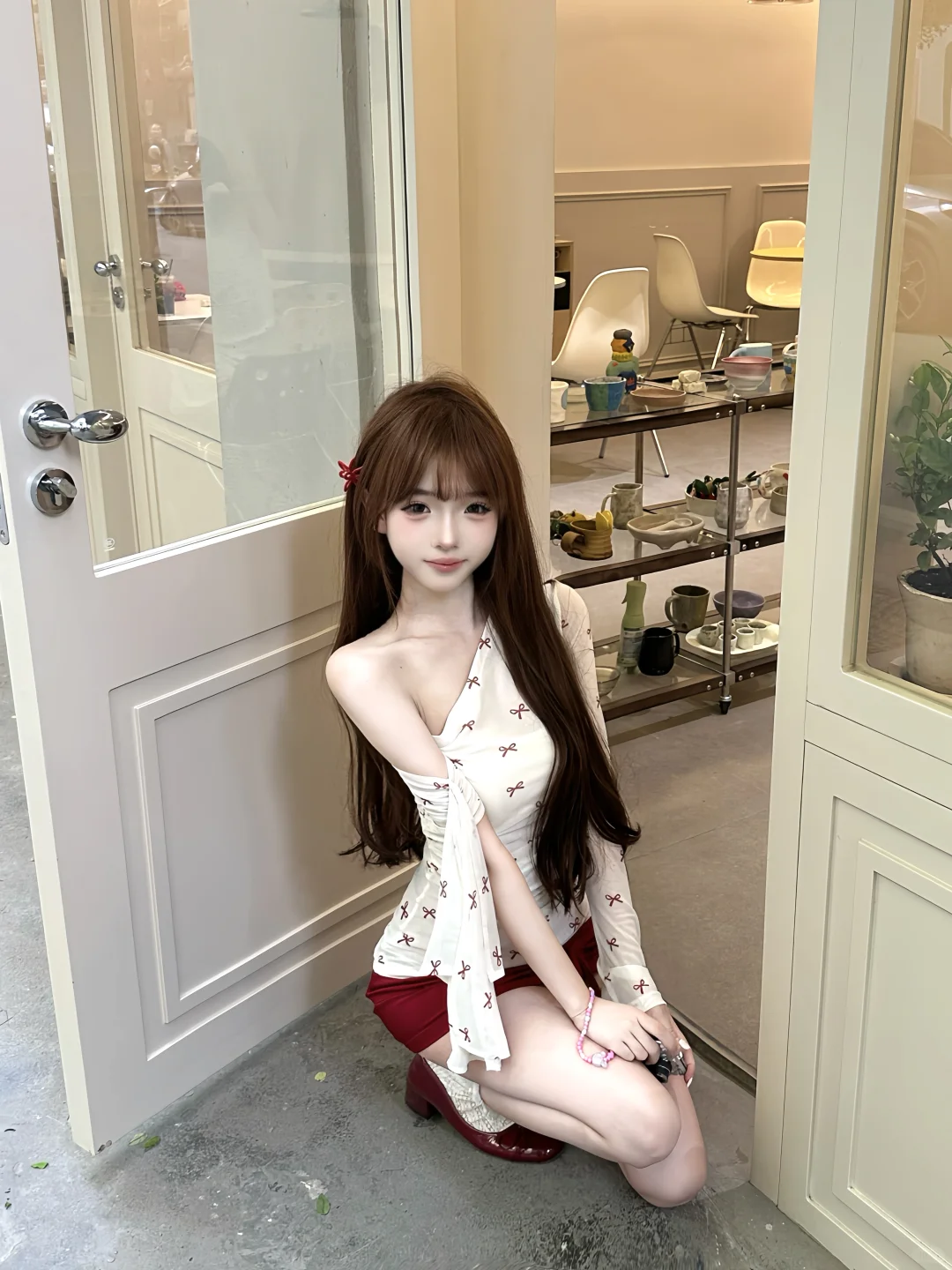 🍎•͈ ༝ •͈🍎存些探店拍照姿势