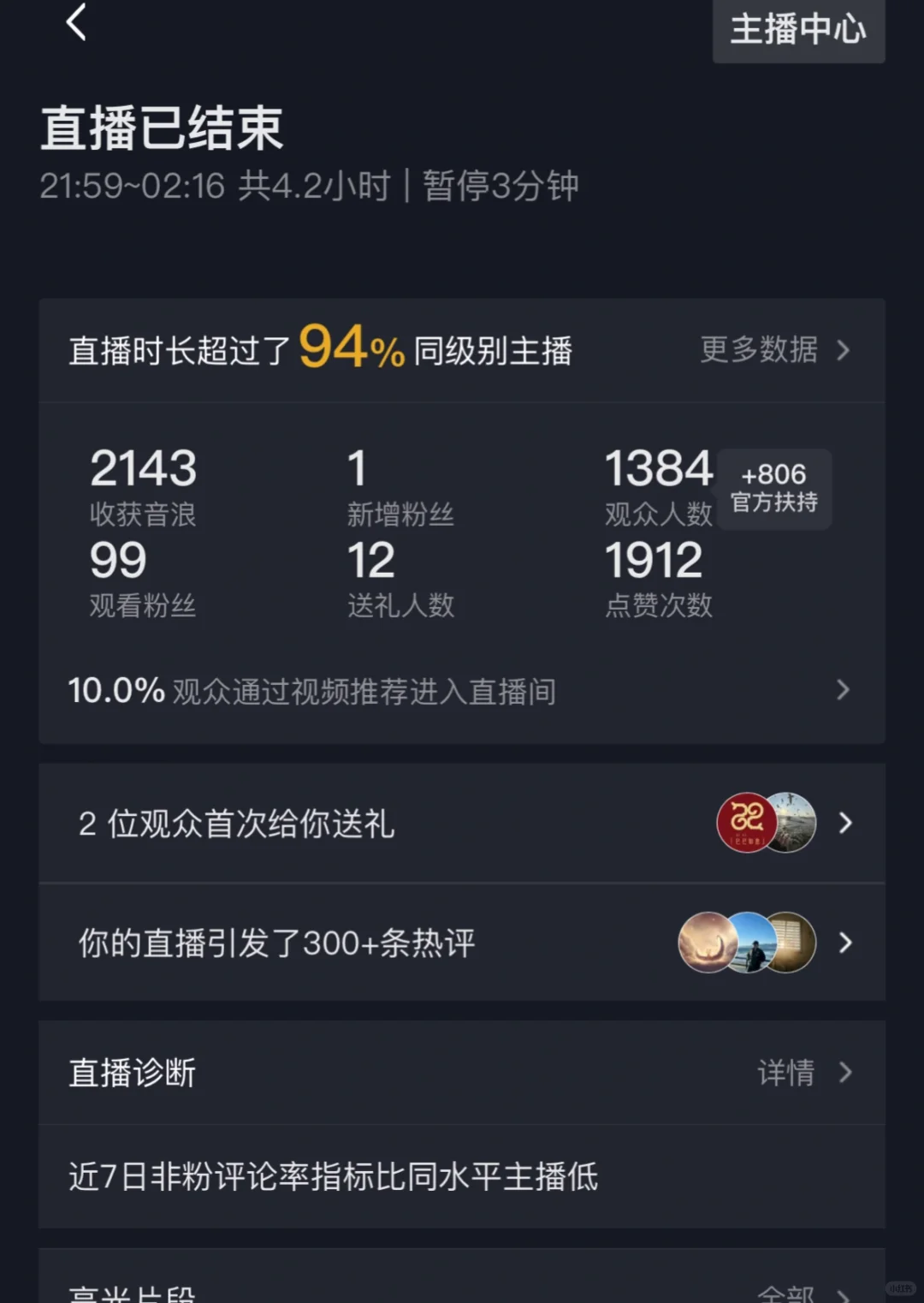 直播第13天直播有铁粉了