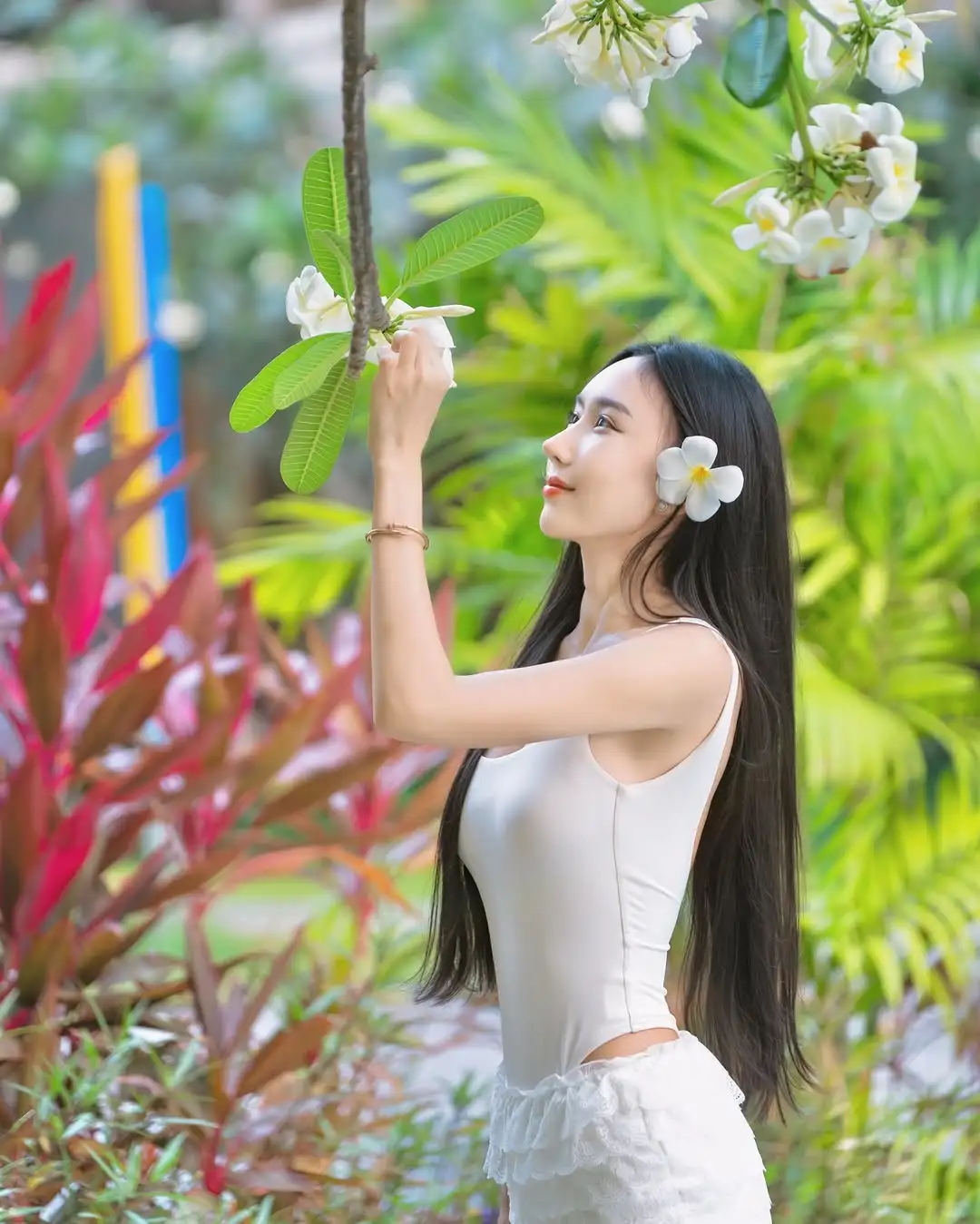 光落在你脸上，一切都美好～