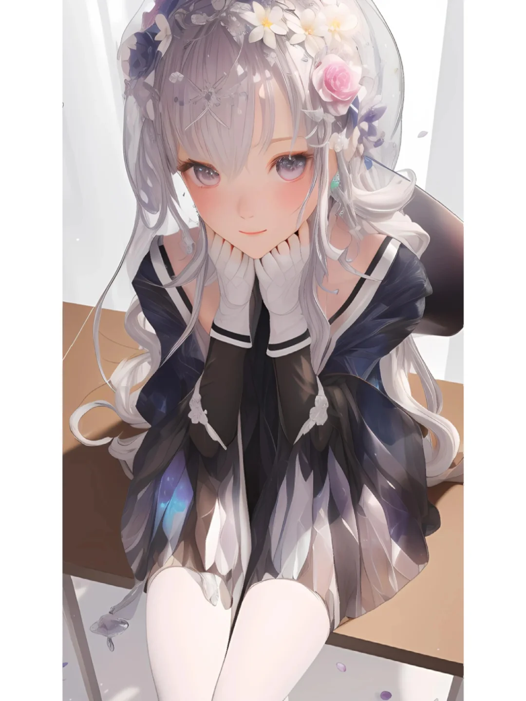 校服的小姐姐