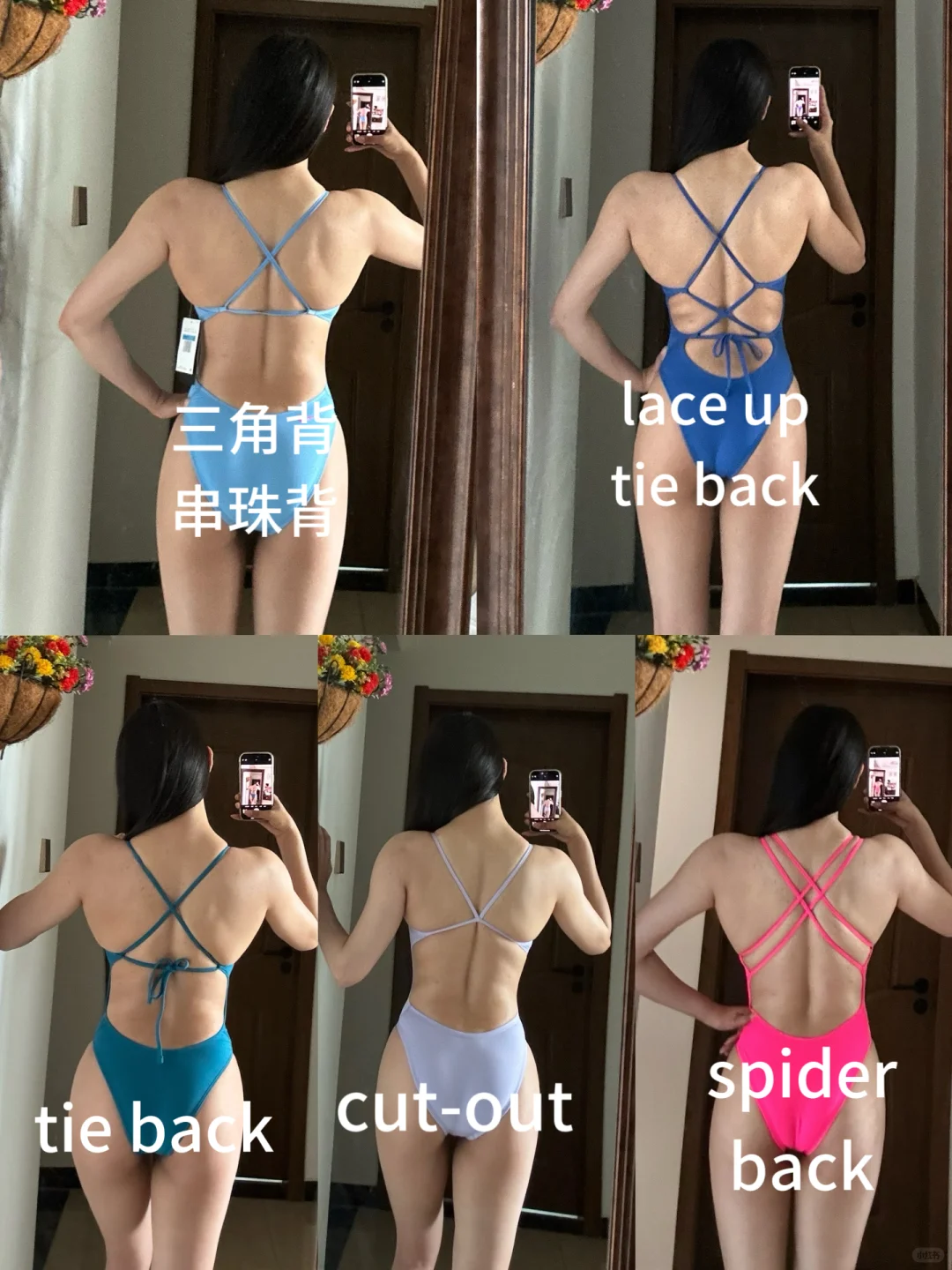 Nike泳衣纯色合集