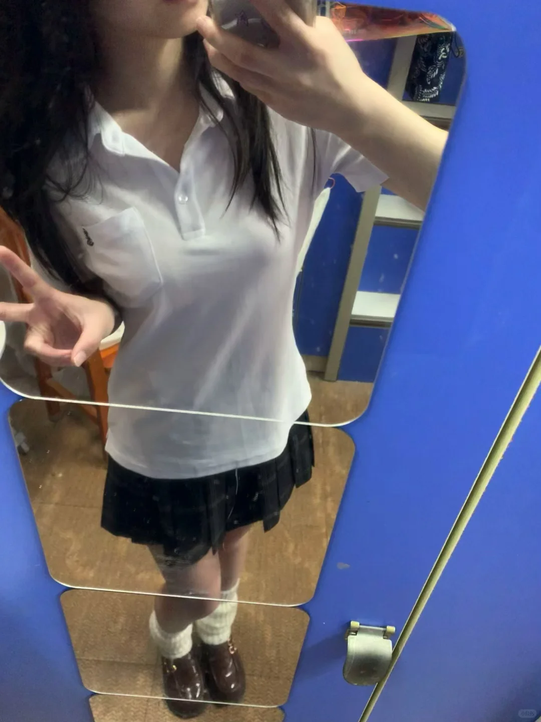 polo衫搭jk到底是谁想出来的…