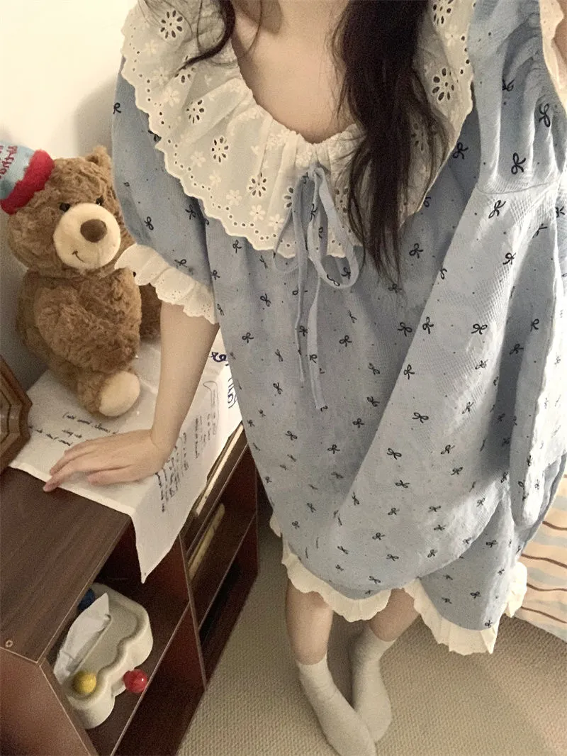 甜妹的睡衣当然要甜妹穿啦～