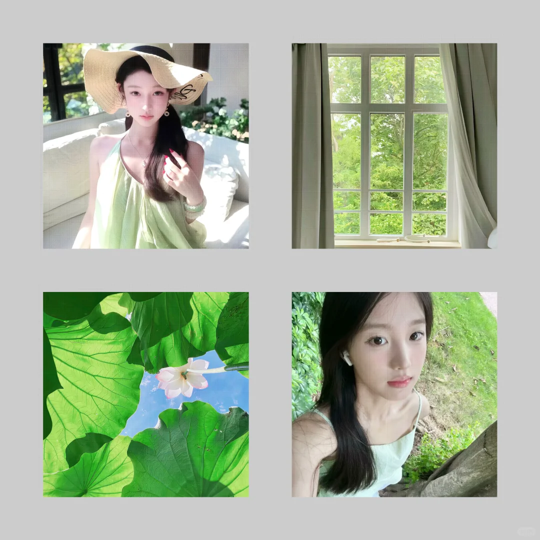 𝙒𝙚𝘾𝙝𝙖𝙩 ｜春意女頭背景圖搭配°. ⑅♡
