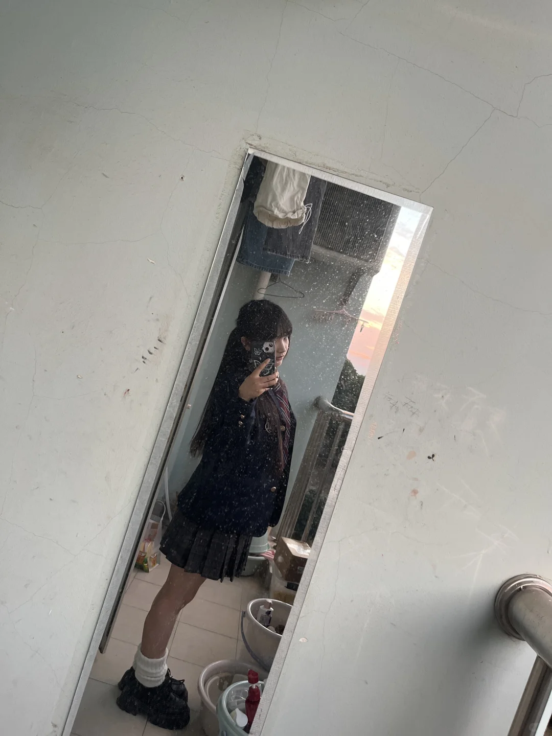 第一次穿jk被骂了