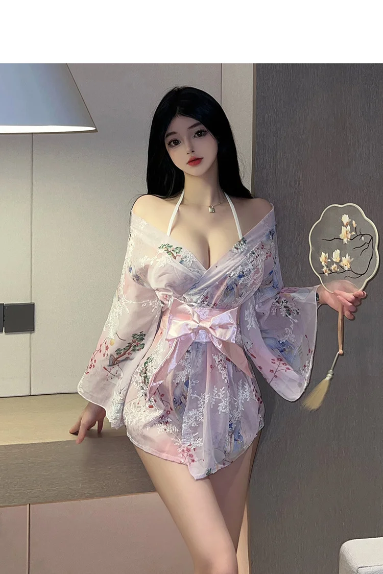 💖纯欲日系和服，秒变小妖精！