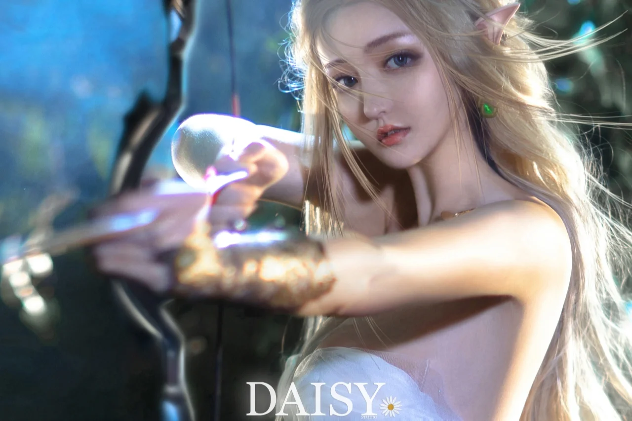 少女精灵｜暗夜森林走出来的美少女