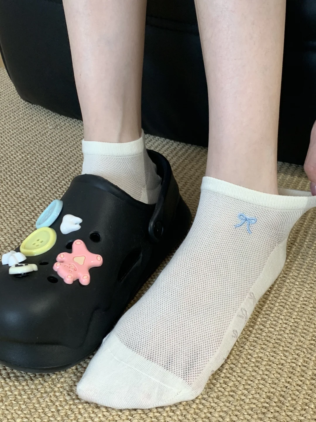夏季清凉感袜子太太巴适了，还是桑蚕丝！