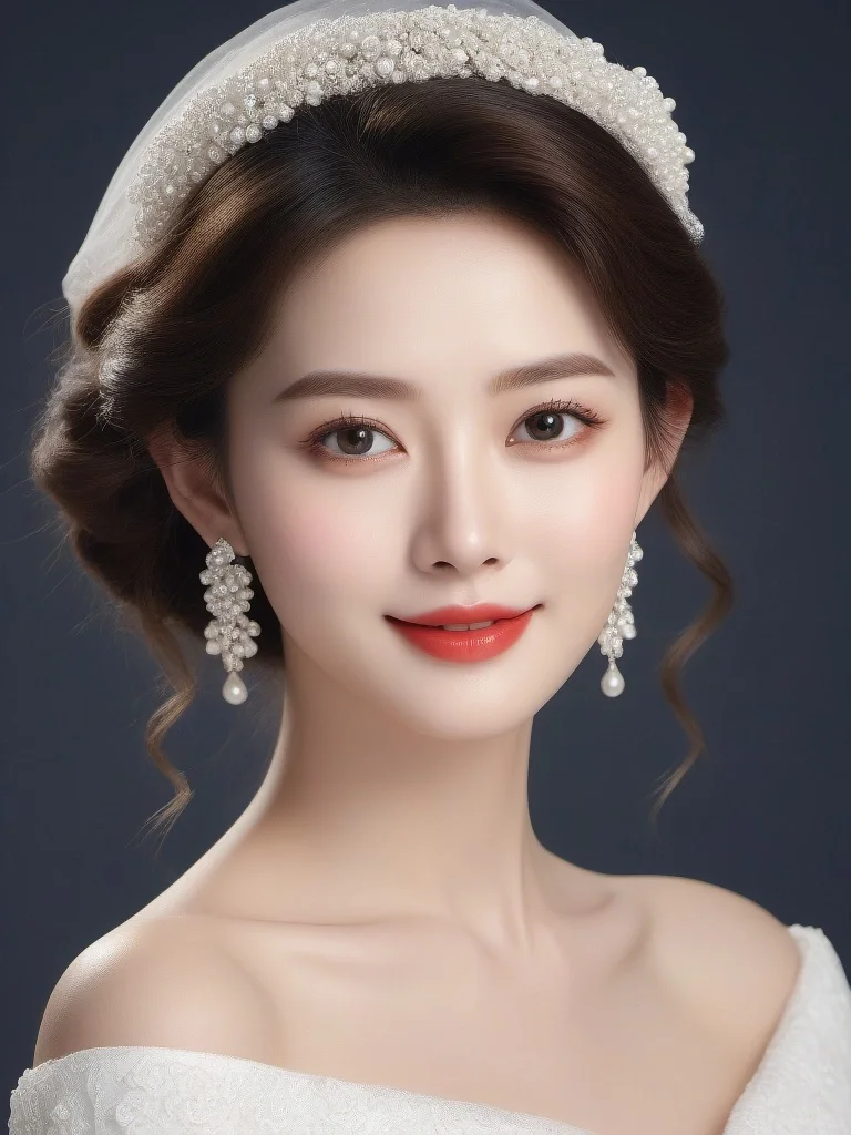 AI创作｜美女写真｜自信的笑容