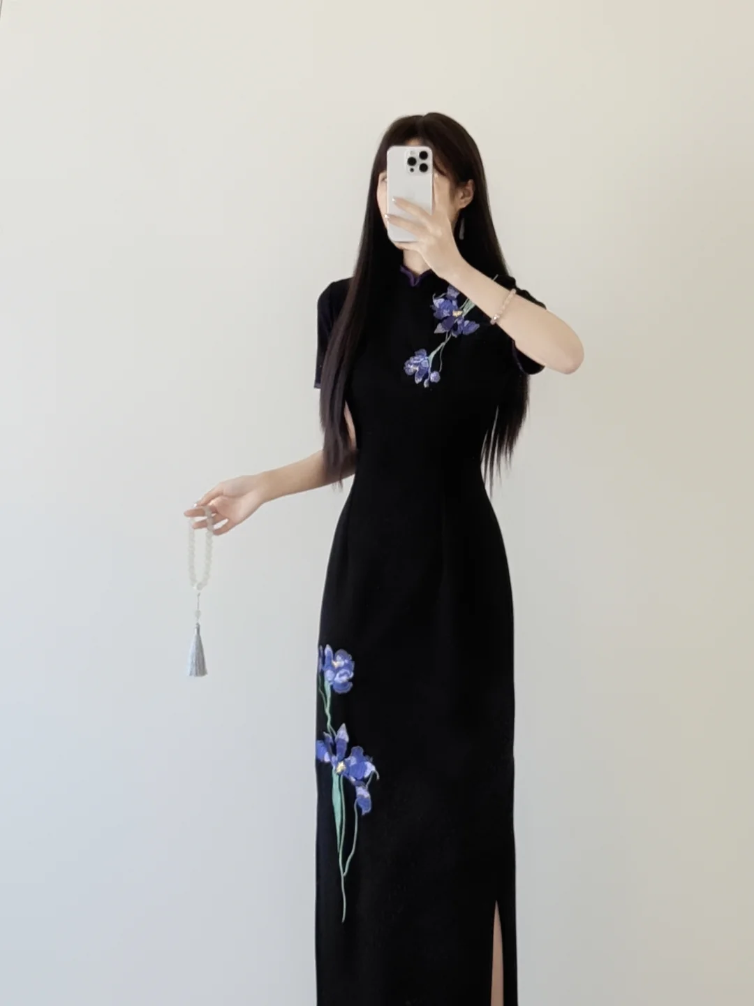 众望所归刺绣鸢尾花⚜️肉肉女生也可以冲啦‼️