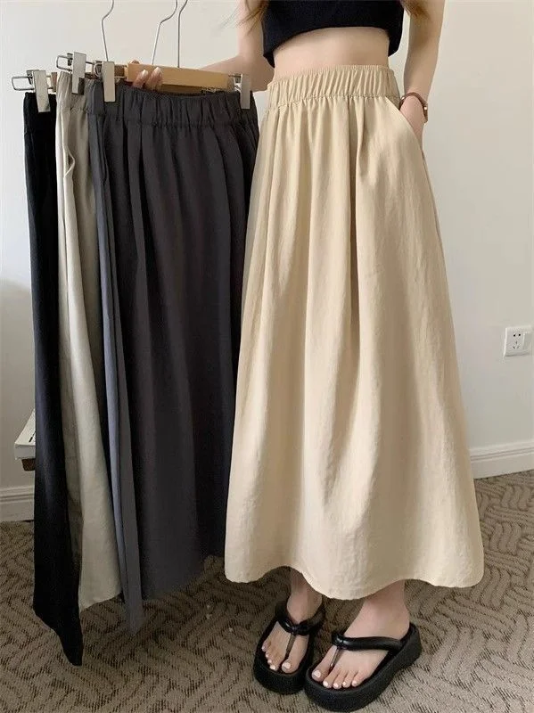 夏日必备👗小个子灰色长裙解析