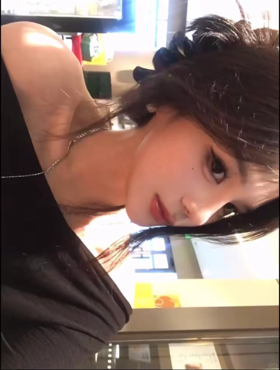 可爱甜美模特 大🐻🉑️互动 蹲摄影师