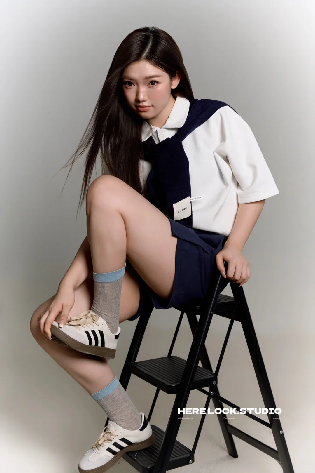 高颜值少女感jk写真～🤍🤍🤍