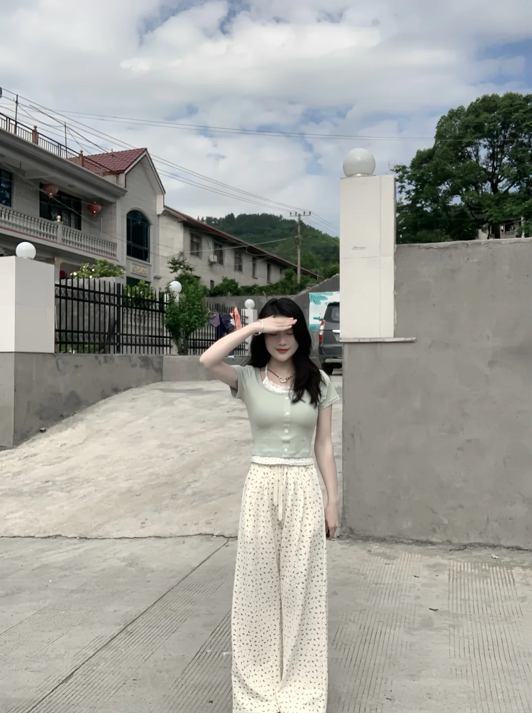 156/84｜这一套也太清新了💚女大学生超会买