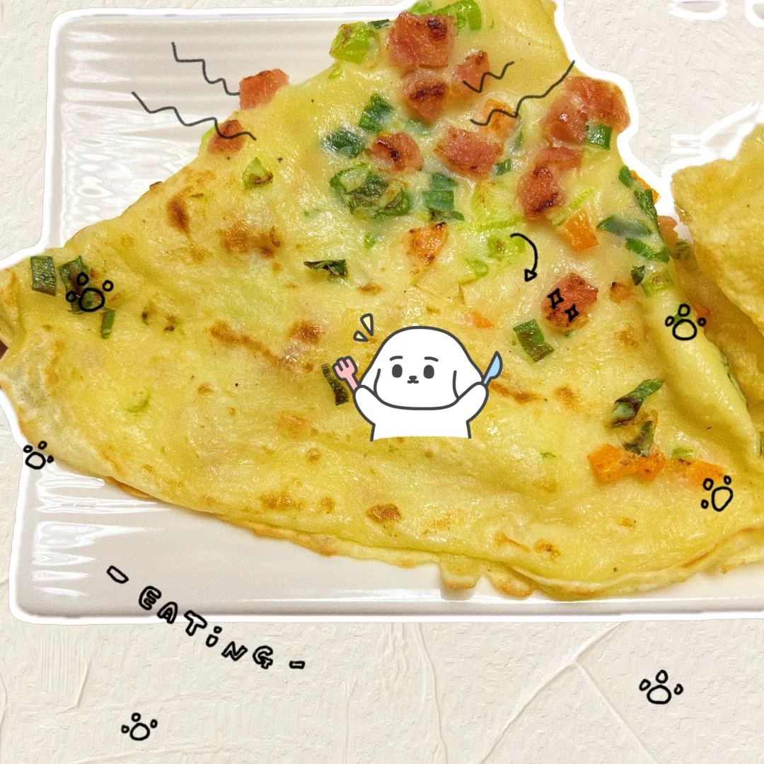 鸡蛋水饼（五张的量）