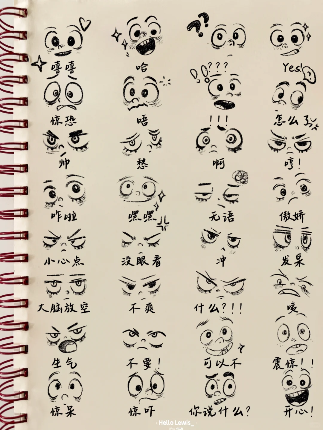 美式卡通人物表情包漫画风绘画素材分享