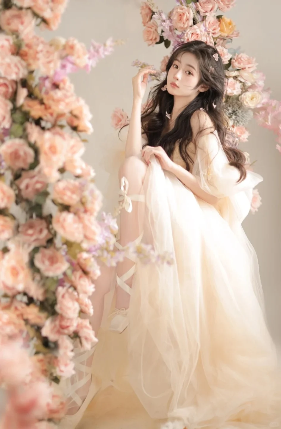 鲜花的浪漫和少女的心动💐