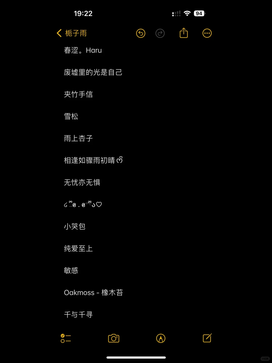 春涩。Haru