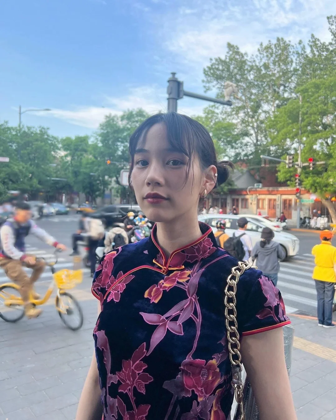 【能年玲奈】穿着旗袍的Non酱在北京街头