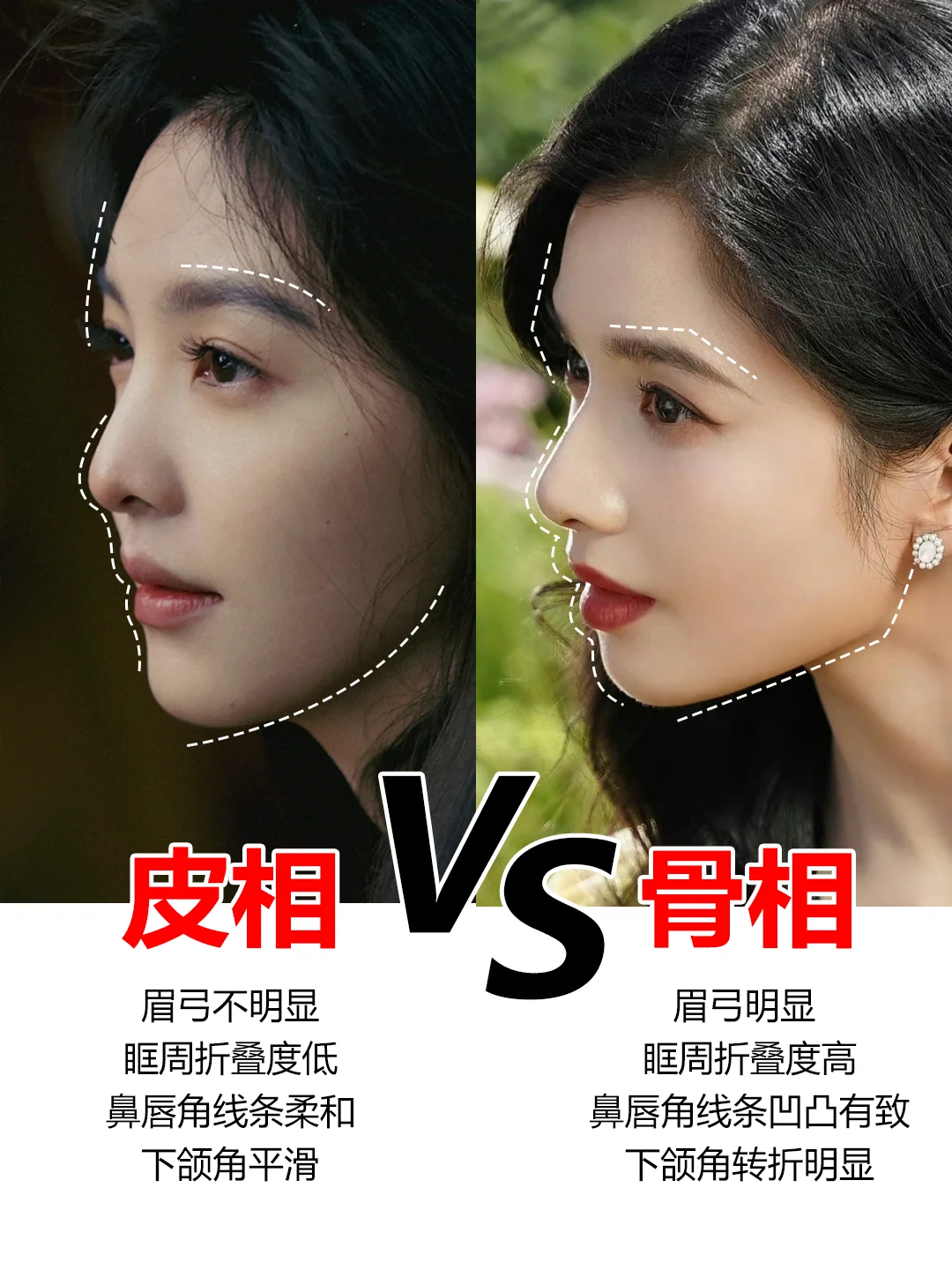 皮相VS骨相，原来区别这么大！