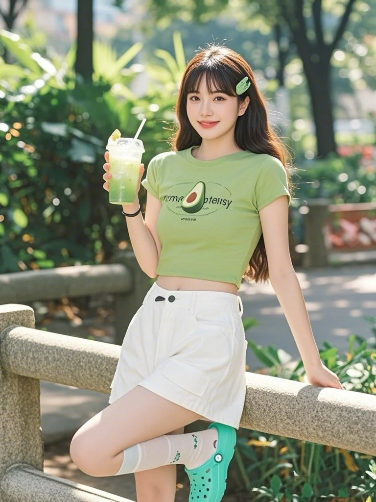 夏天穿什么？是绿色！🥰